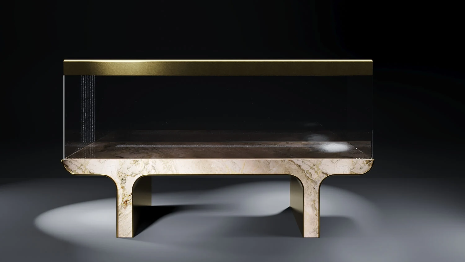 CaVenza Stone with Steel Trim — pietra con finiture in acciaio