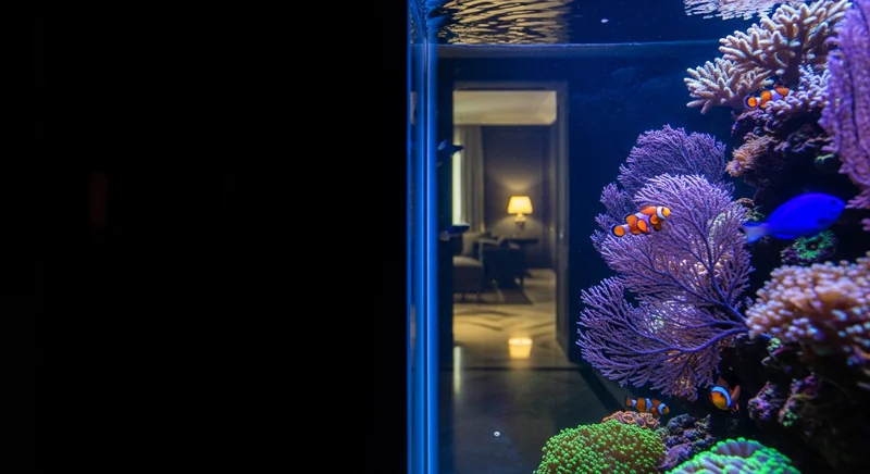 Acquario di lusso su misura in acqua marina — CaVenza