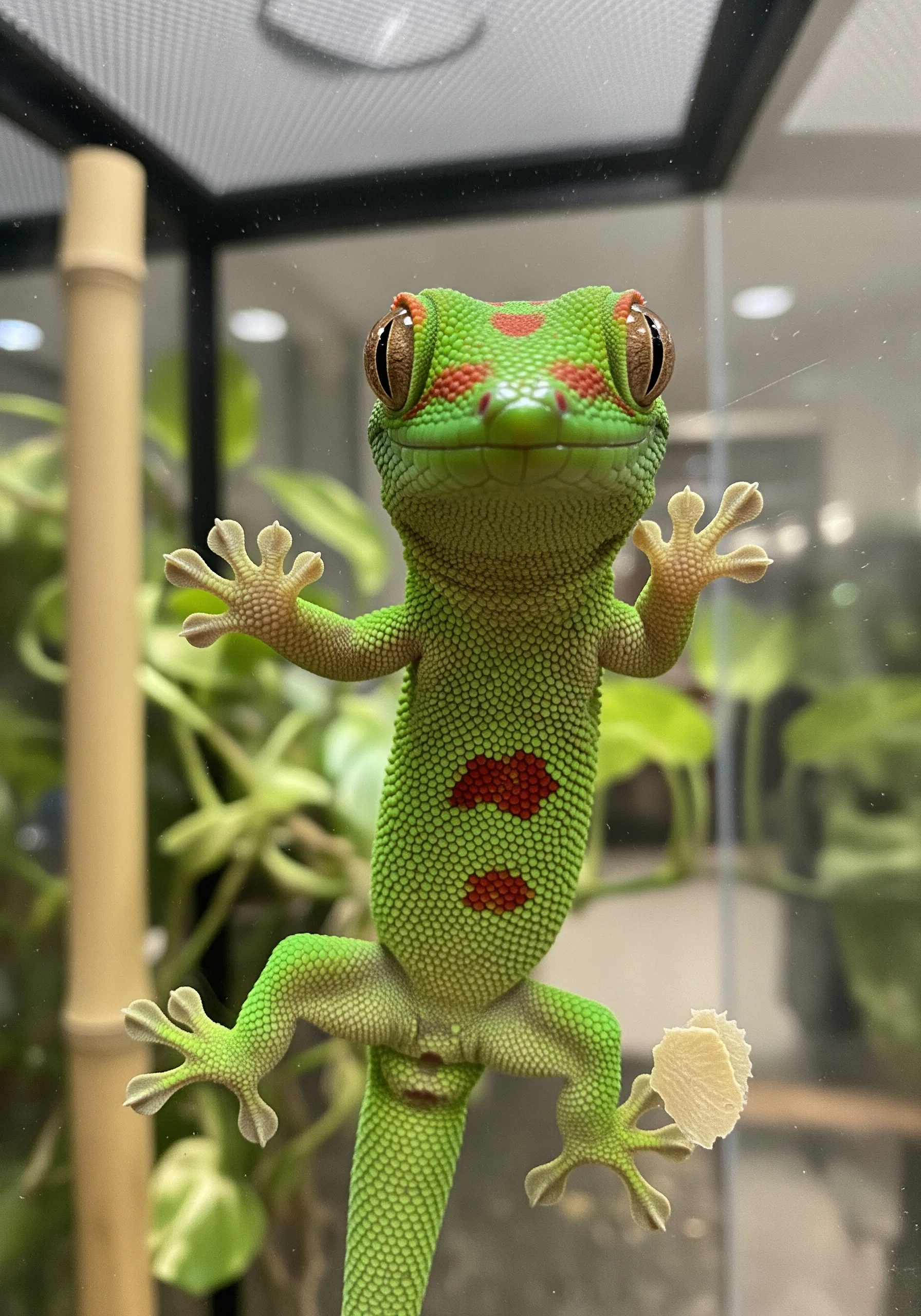 Phelsuma grandis — Geco diurno del Madagascar